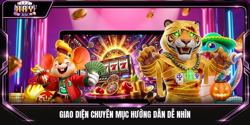 Giao diện chuyên mục hướng dẫn dễ nhìn
